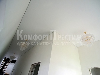 сатиновые натяжные потолки для прихожей 4
